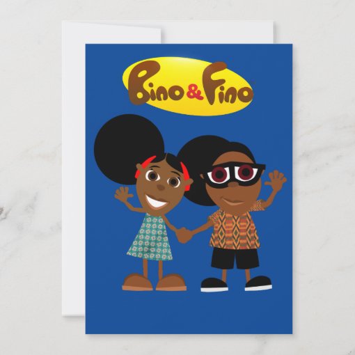 Bino and Fino Birthday Party Invitation | Zazzle
