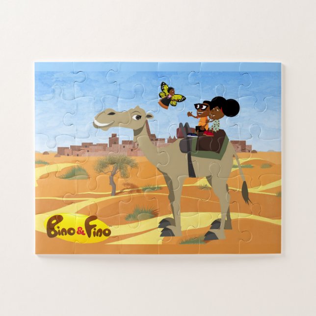 Bino and Fino In Timbuktu Kids Puzzle (Horizontal)