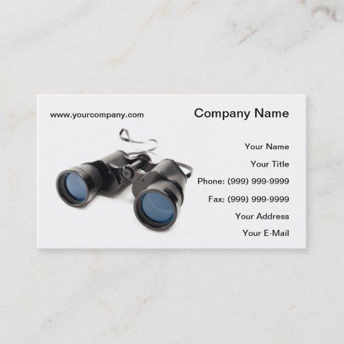 Binoculars Business Card