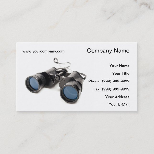 Binoculars Business Card (Front)