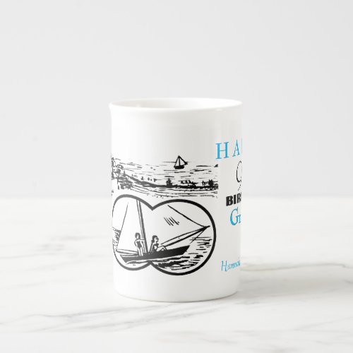 Binoculars Sailboat 90th Birthday personalized Mug