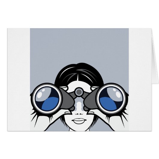 Binoculars Vector Cards (Front Horizontal)