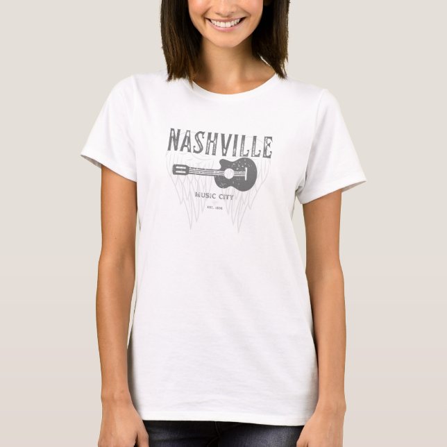 Binshre Women's Nashville T Shirts Country Music  (Front)