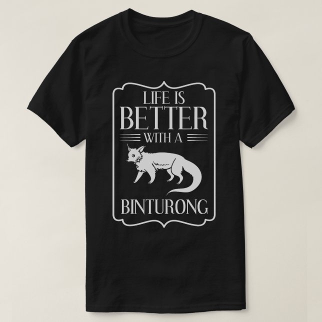 Binturong Bearcat Cute Animal  T-Shirt (Design Front)
