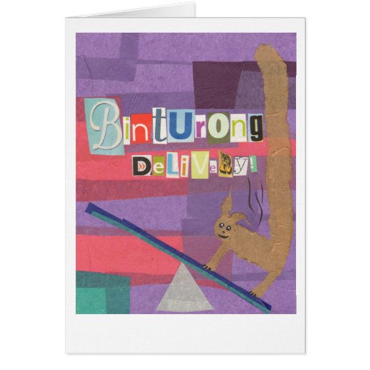 Binturong Delivery! Cards (Front)