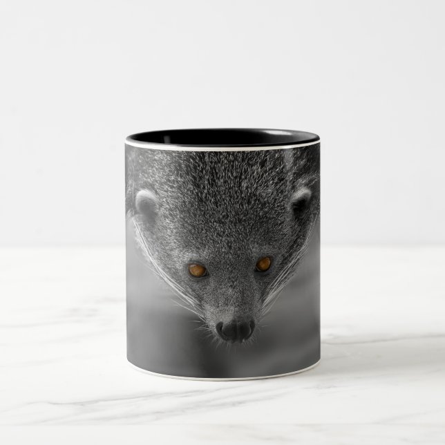 Binturong Looking At You Two-Tone Coffee Mug (Center)
