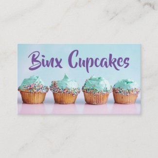 Binx Cupcakes Business Card