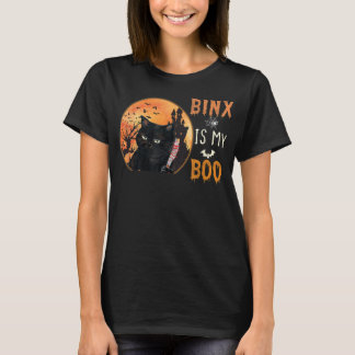 binx is my boo cute halloween cat  T-Shirt