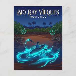 Bio Bay in Mosquito Bay Puerto Rico Postcard