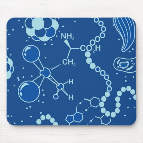 BioChemistry Spectrum Blue Mouse Pad