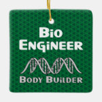 Bio Engineer Body Builder Ceramic Ornament