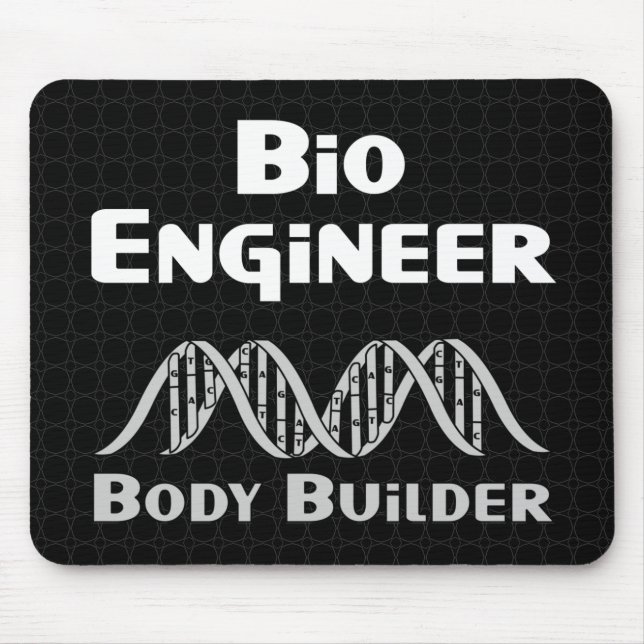 Bio Engineer Body Builder Mouse Pad (Front)