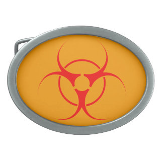 Bio-Hazard Belt Buckle Biohazard NO GMO Buckles