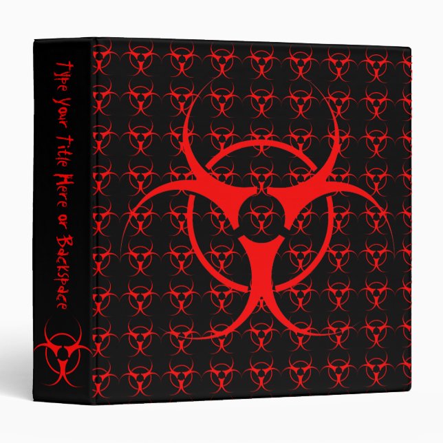 Bio-hazard Binder Biohazard Photo Album Customize (Front/Spine)