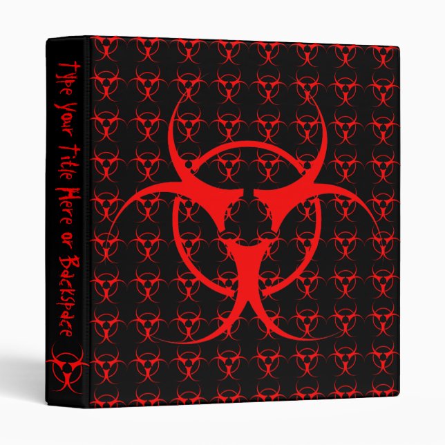 Bio-hazard Binder Biohazard Photo Album Customize (Front/Spine)
