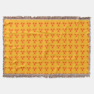 Bio-hazard Blanket Toxic Waste Throw Blanket