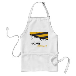 Bio Hazard Caution Tape Crime Scene Police Apron