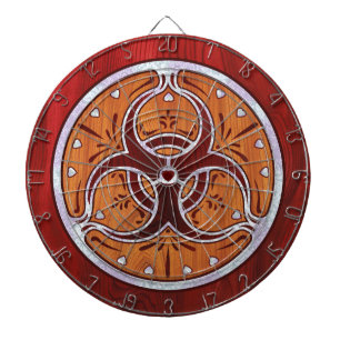 Bio Hazard Inlay II Dartboard With Darts