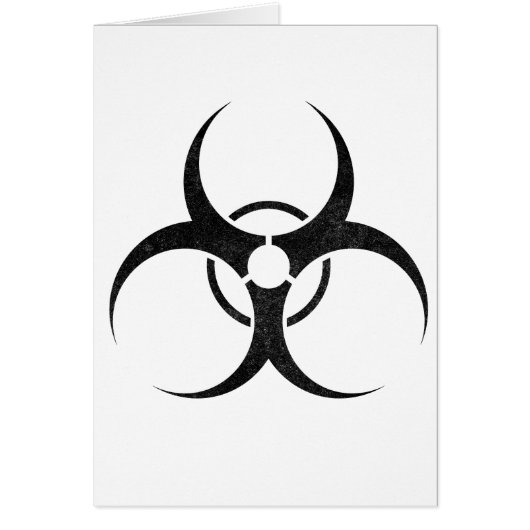 Bio-hazard logo cards (Front)