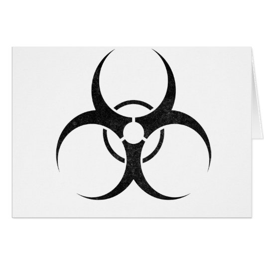 Bio-hazard logo cards (Front Horizontal)