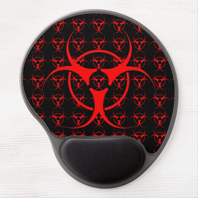 Bio-hazard Mousepad Biohazard Warning Mouse Pad (Front)