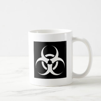 Bio Hazard or Biohazard Sign Symbol Warning Black Coffee Mug