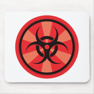Bio-Hazard - Red Mouse Pad