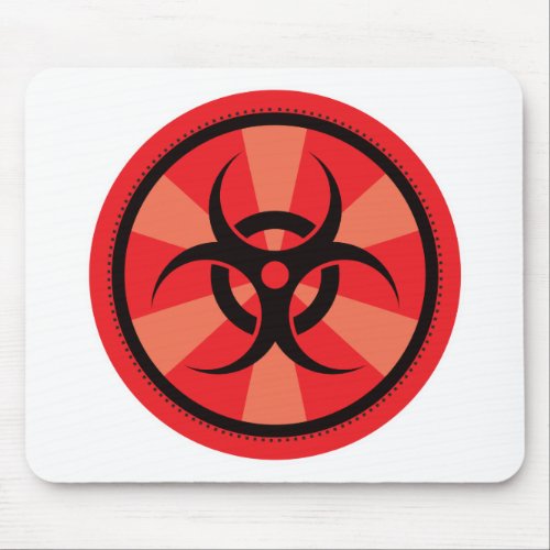 Bio_Hazard _ Red Mouse Pad