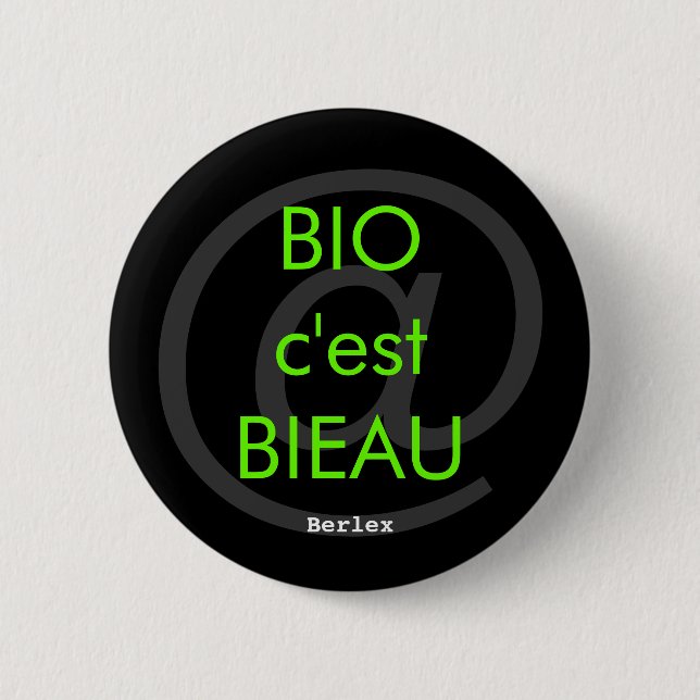 Bio is Bieau Button (Front)