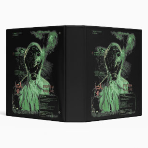 Bio-Waste - Techno-Dystopian Streetwear Design 3 Ring Binder