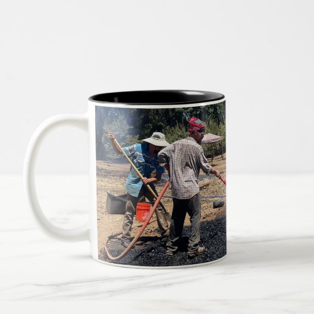 Biochar Coalition Crew Two-Tone Coffee Mug (Left)