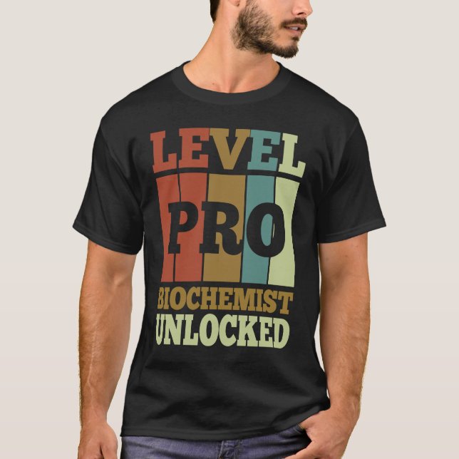 Biochemist Pro Unlocked Vintage Style Unique T-Shirt (Front)