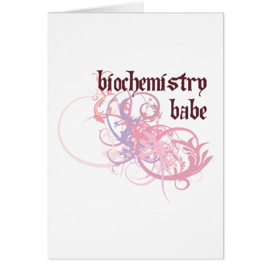 Biochemistry Babe Cards (Front)