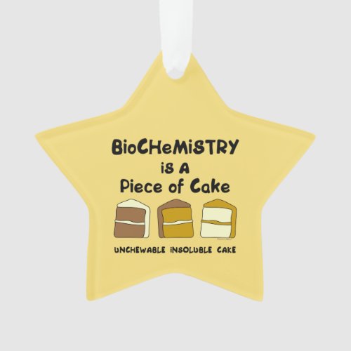 Biochemistry Cake Ornament