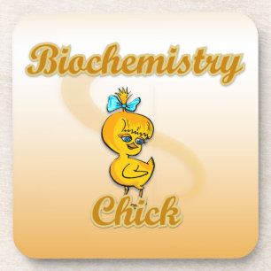Biochemistry Chick Drink Coaster