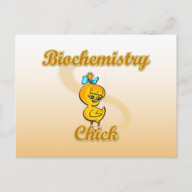 Biochemistry Chick Postcard (Front)