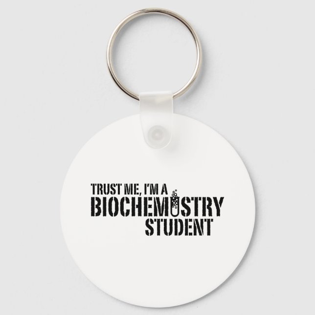 Biochemistry Student Keychain (Front)