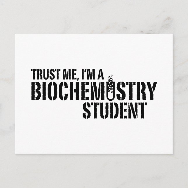 Biochemistry Student Postcard (Front)