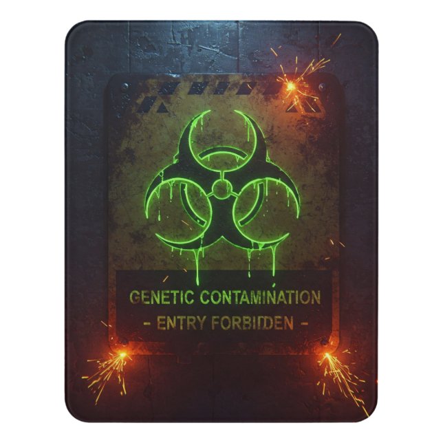 BIOCORE – Extreme Contamination Door Sign (Contemporary Vert)