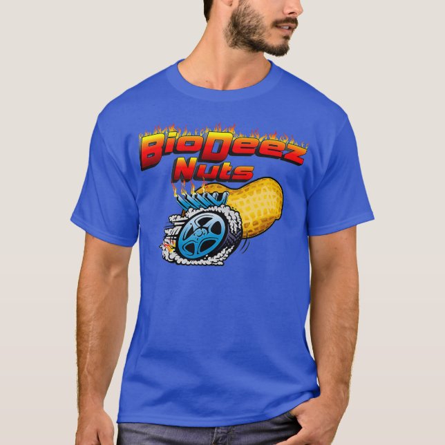 BioDeez Nuts Funny Biodiesel Engine T-Shirt (Front)
