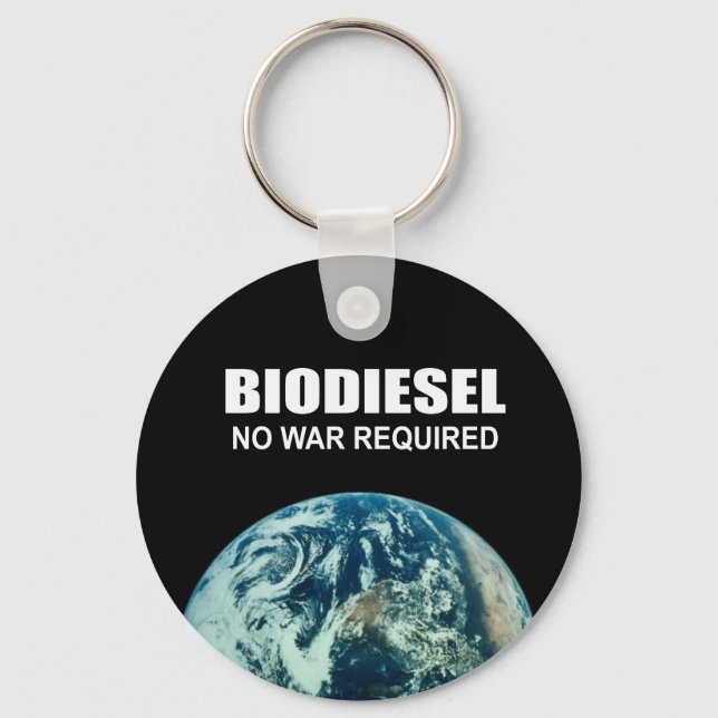 Biodiesel: No War Required Keychain (Front)