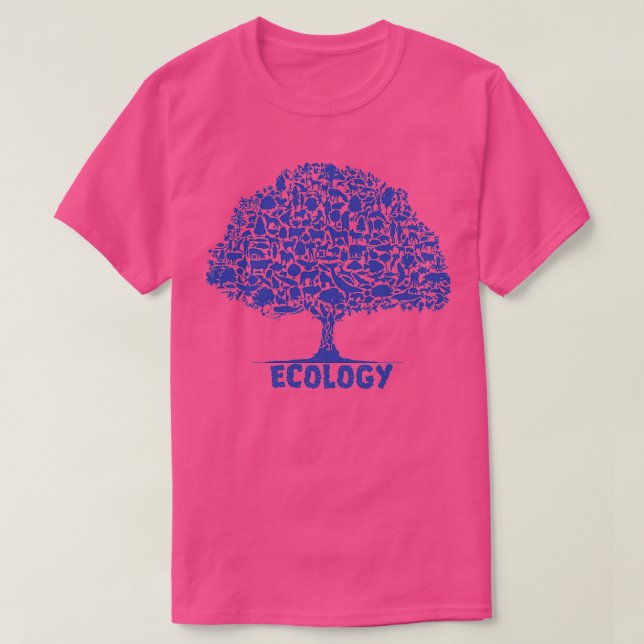 Biodiversity Tree Ecology T-Shirt (Design Front)