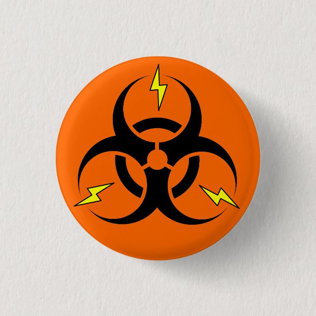 Bioelectric Hazard Button (Front)