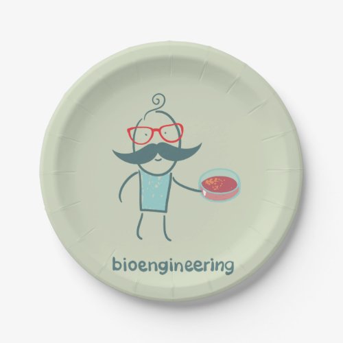 Bioengineering Scientist Paper Plates