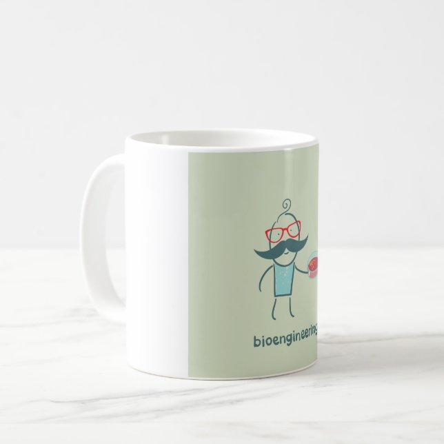 Bioengineering Scientist with Petri Dish Coffee Mug (Front Left)