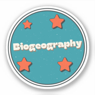 Biogeography Sticker