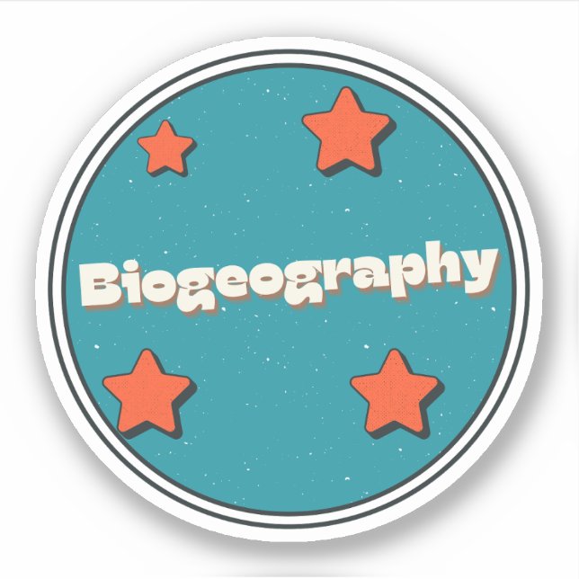 Biogeography Sticker (Front)