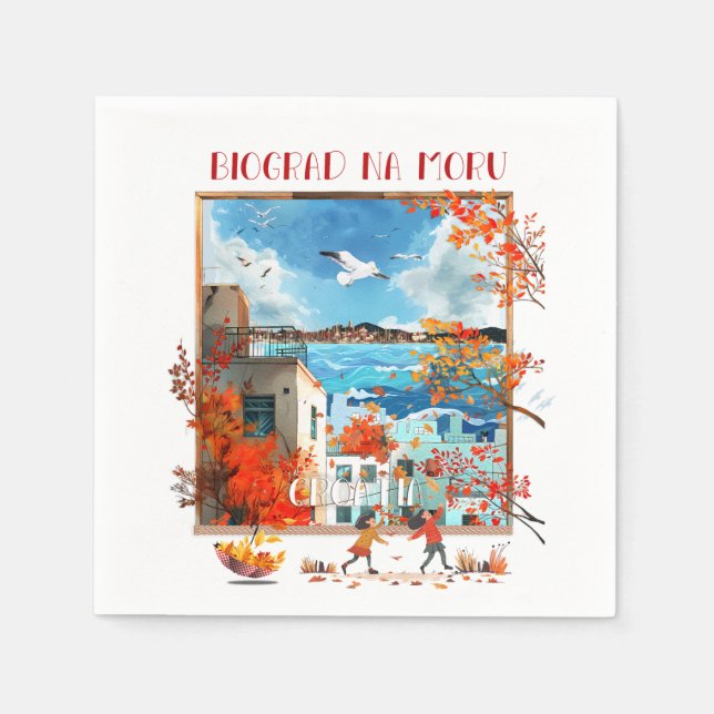 Biograd na Moru 2 Napkins (Front)