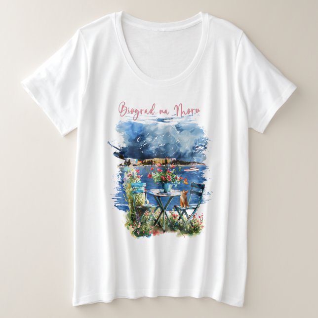  Biograd na moru 3 Plus Size T-Shirt (Design Front)