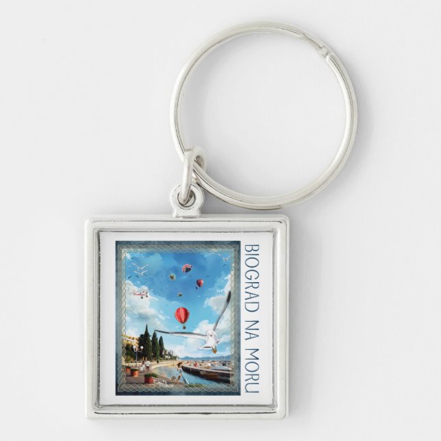 Biograd na moru 4 keychain (Front)
